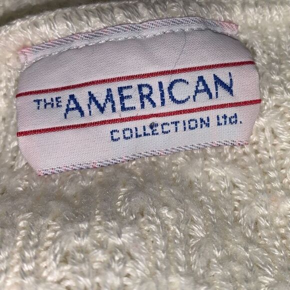 Vintage Cream Sleeveless Sweater Women’s Size Medium - Picture 13 of 16